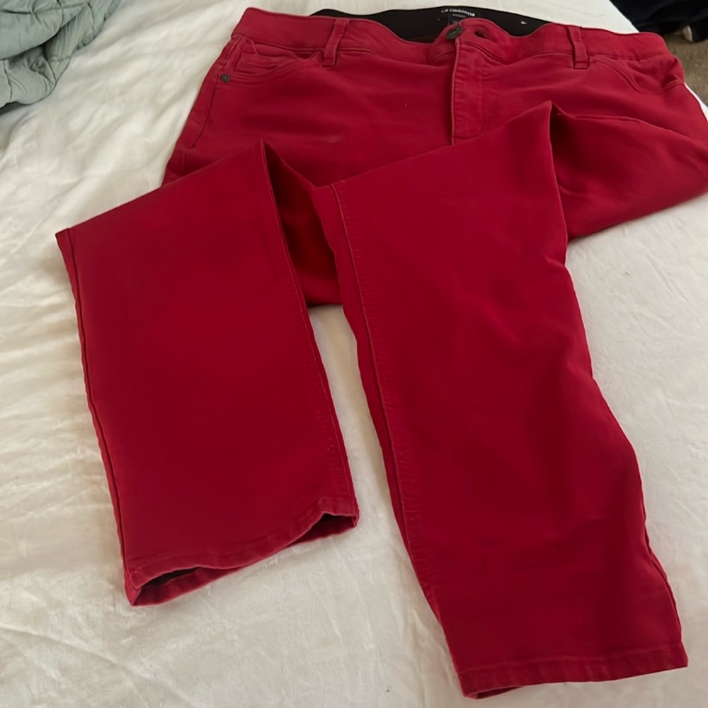 Liz Claiborne Brushed Cotton Pants